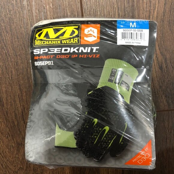 Mechanix Wear SpeedKnit M-Pact D30 IP Hi-Viz SD5EP91 Breathable Sz Medium M - Picture 5 of 5